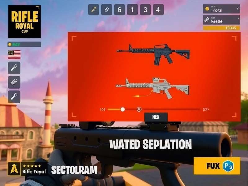 Rifle Royal Cup weapon customization interface